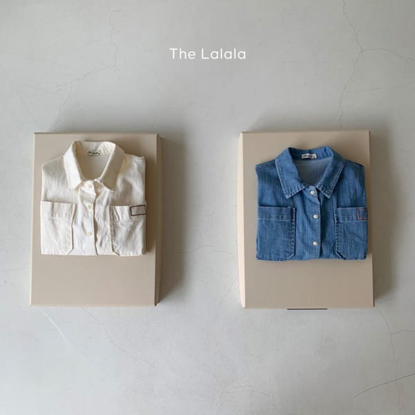 THE LALALA - Korean Children Fashion - #Kfashion4kids - Square Embroidery Shirt - 9