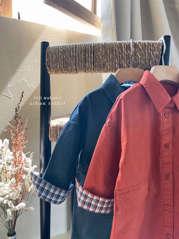 URBAN RABBIT - Korean Children Fashion - #Kfashion4kids - Trench Long Shirt Jacket - 2