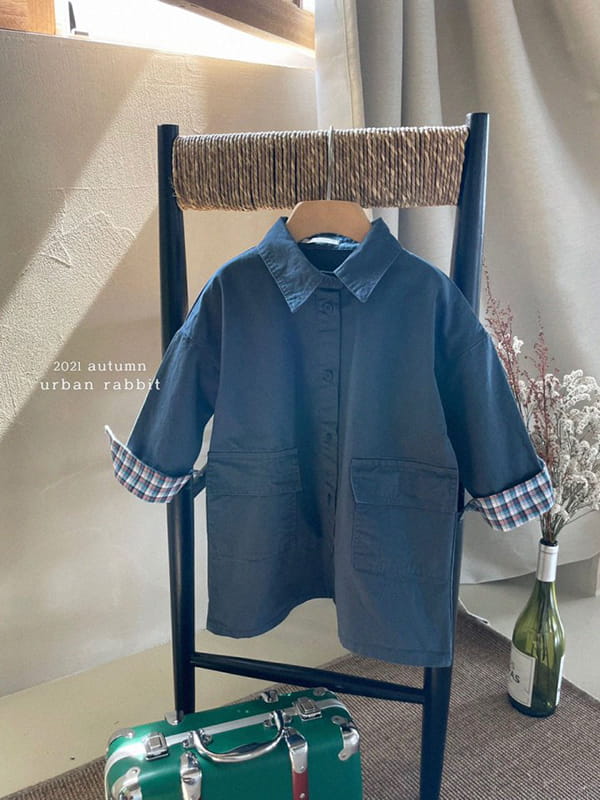URBAN RABBIT - Korean Children Fashion - #Kfashion4kids - Trench Long Shirt Jacket - 8
