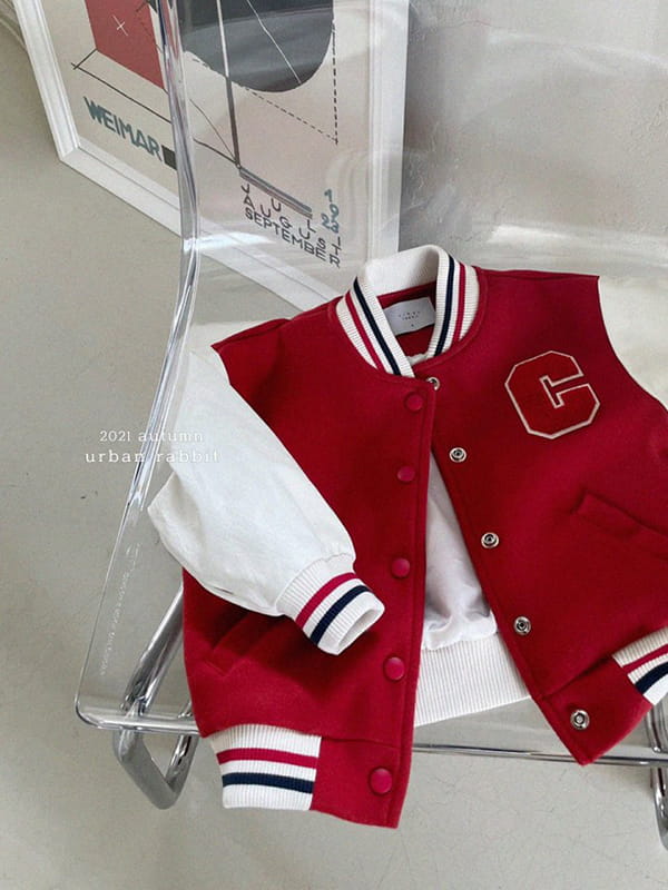 URBAN RABBIT - Korean Children Fashion - #Kfashion4kids - Varsity Jacket - 3