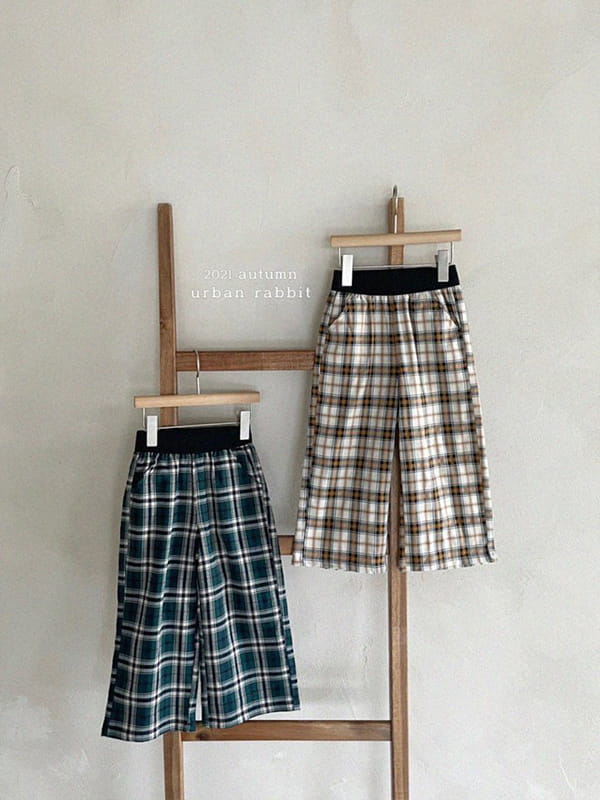 URBAN RABBIT - Korean Children Fashion - #Kfashion4kids - Franc Check Pants - 2
