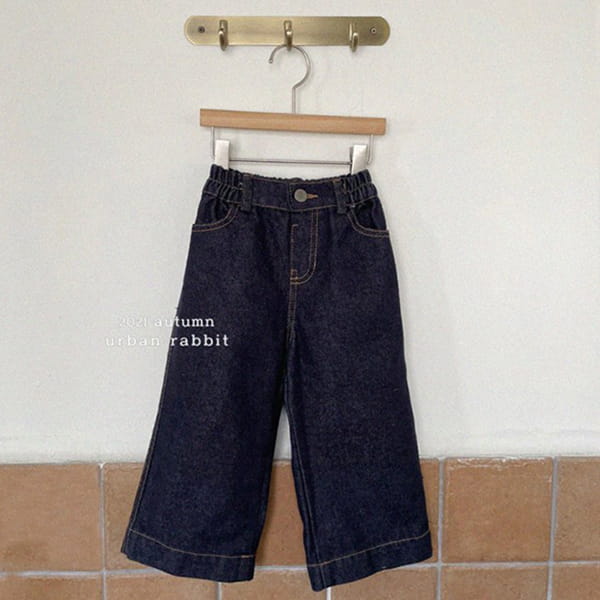 URBAN RABBIT - Korean Children Fashion - #Kfashion4kids - Wide Denim Pants
