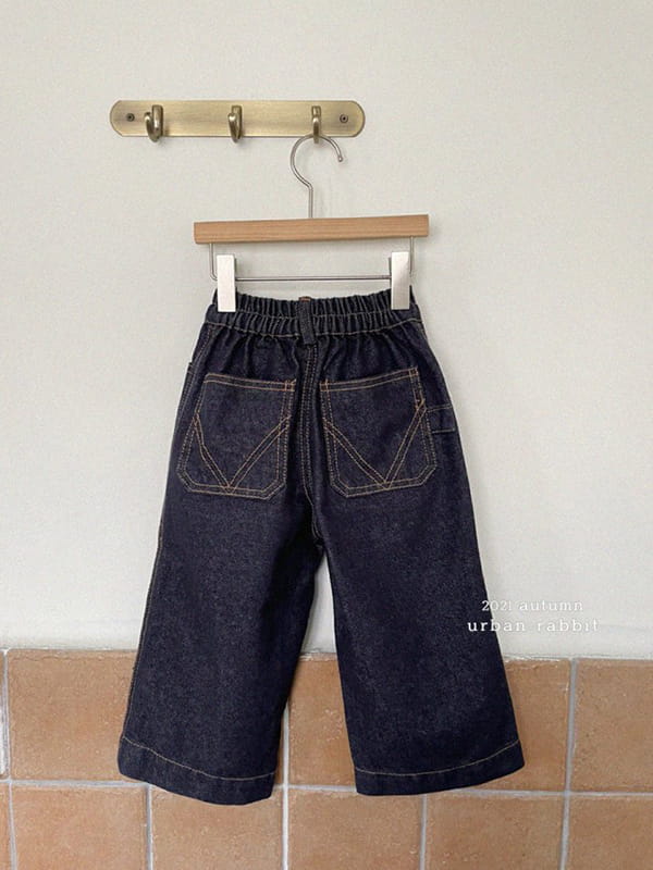 URBAN RABBIT - Korean Children Fashion - #Kfashion4kids - Wide Denim Pants - 3