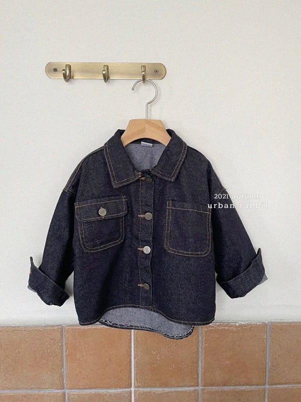 URBAN RABBIT - Korean Children Fashion - #Kfashion4kids - Pocket Denim Jacket - 3