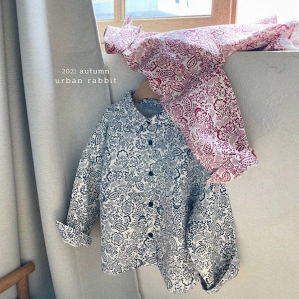 URBAN RABBIT - Korean Children Fashion - #Kfashion4kids - Paisley Shirt