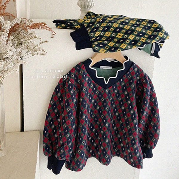 URBAN RABBIT - Korean Children Fashion - #Kfashion4kids - Ethnic Knit Pullover