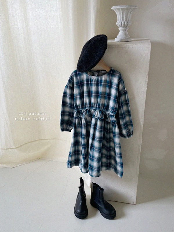 URBAN RABBIT - Korean Children Fashion - #Kfashion4kids - Vintage Check One-piece - 10