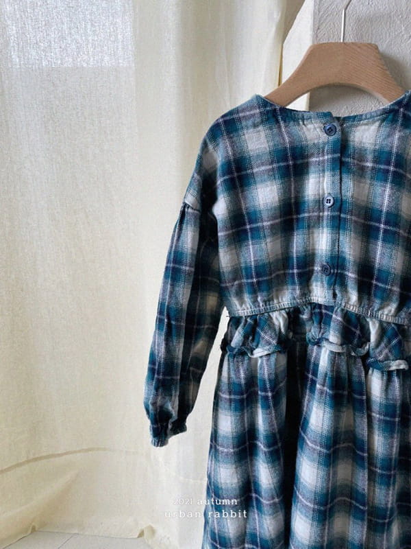 URBAN RABBIT - Korean Children Fashion - #Kfashion4kids - Vintage Check One-piece - 11