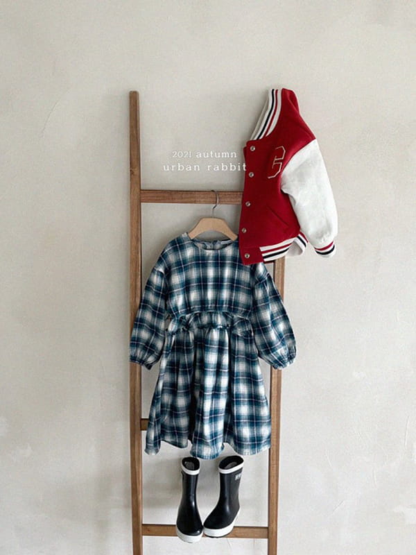 URBAN RABBIT - Korean Children Fashion - #Kfashion4kids - Vintage Check One-piece - 2