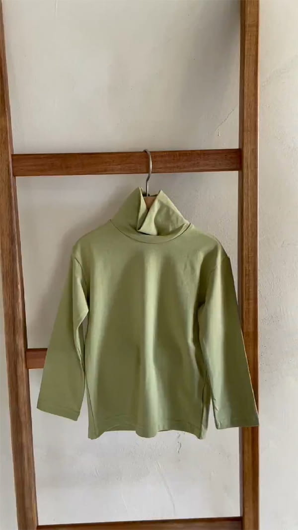 URBAN RABBIT - Korean Children Fashion - #Kfashion4kids - Span Turtleneck Tee - 8