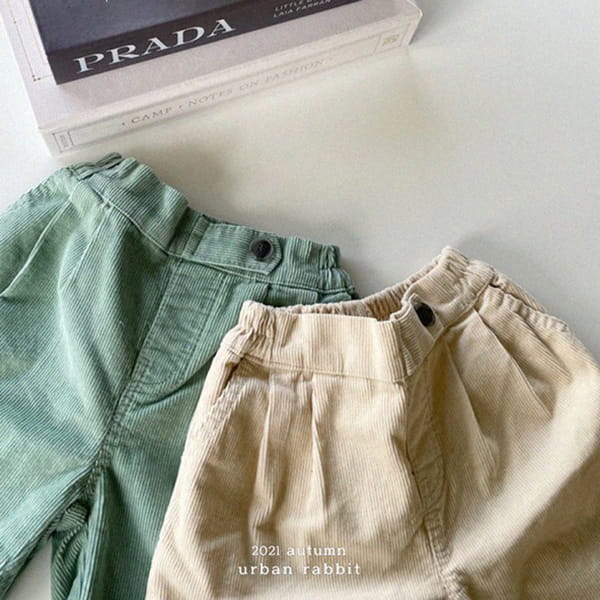 URBAN RABBIT - Korean Children Fashion - #Kfashion4kids - Corduroy Vizo Pants
