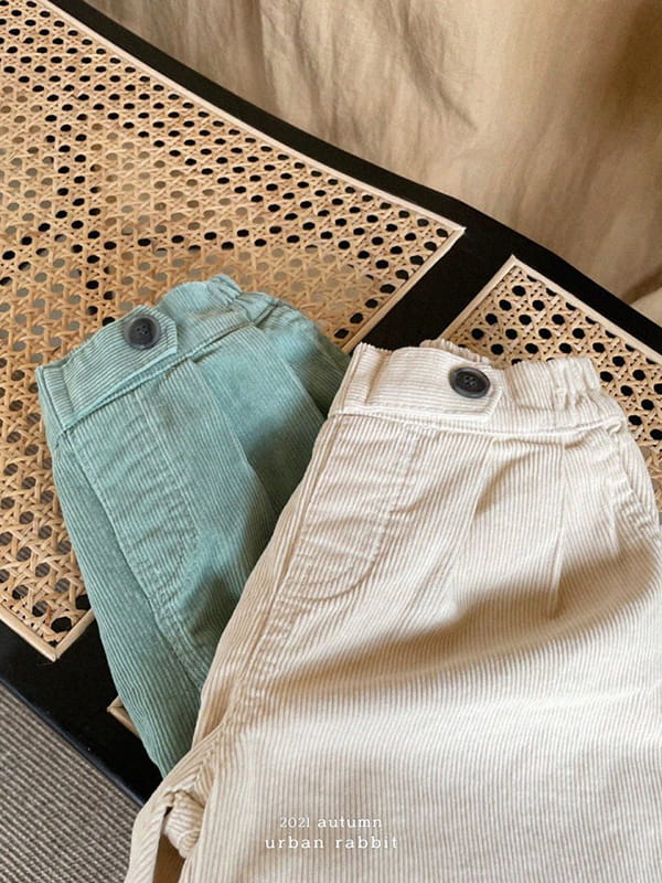 URBAN RABBIT - Korean Children Fashion - #Kfashion4kids - Corduroy Vizo Pants - 10