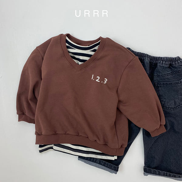 URRR - Korean Children Fashion - #Kfashion4kids - Number Sweatshirt - 6