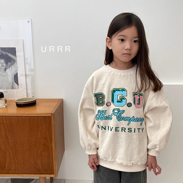 URRR - Korean Children Fashion - #Kfashion4kids - Big Sweatshirt - 5