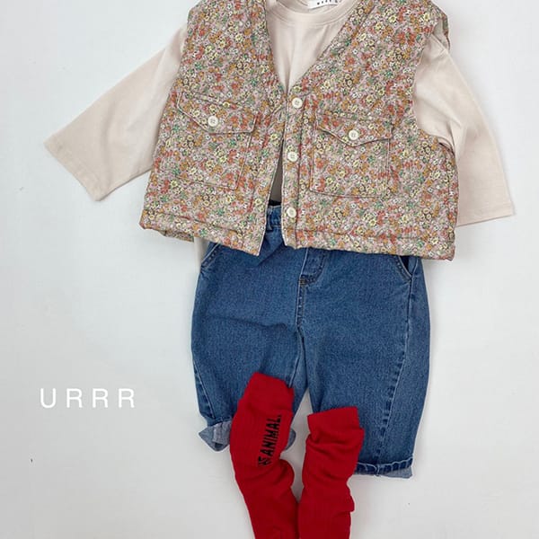 URRR - Korean Children Fashion - #Kfashion4kids - Custom Denim Pants - 4
