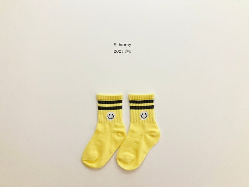 V BUNNY - Korean Children Fashion - #Kfashion4kids - Dans Smile Socks [set of 5] - 2