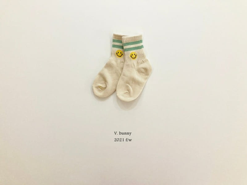 V BUNNY - Korean Children Fashion - #Kfashion4kids - Dans Smile Socks [set of 5] - 3