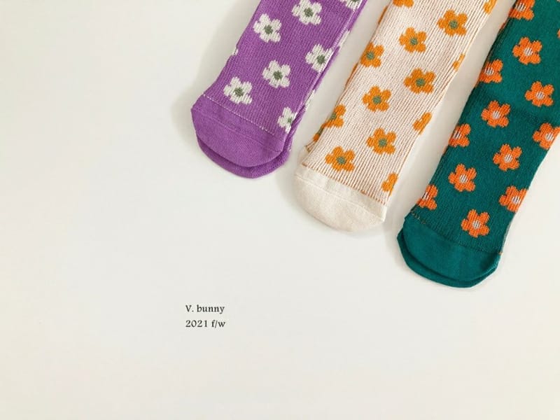 V BUNNY - Korean Children Fashion - #Kfashion4kids - Cosmos Socks [set of 3] - 2