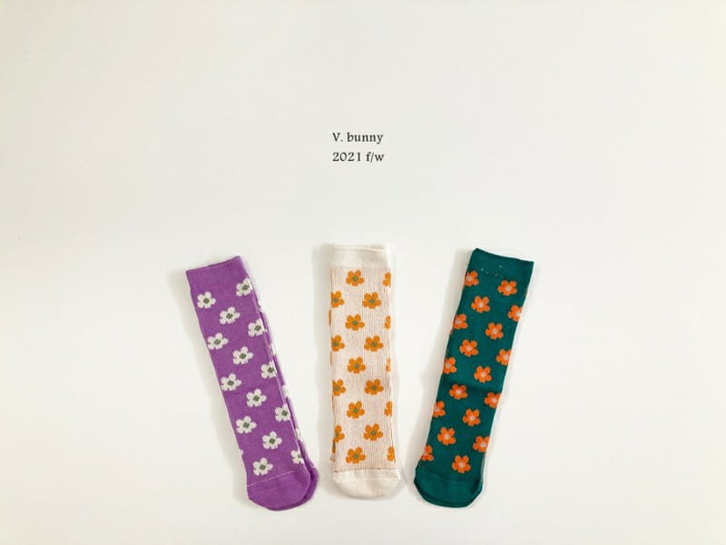 V BUNNY - Korean Children Fashion - #Kfashion4kids - Cosmos Socks [set of 3] - 6