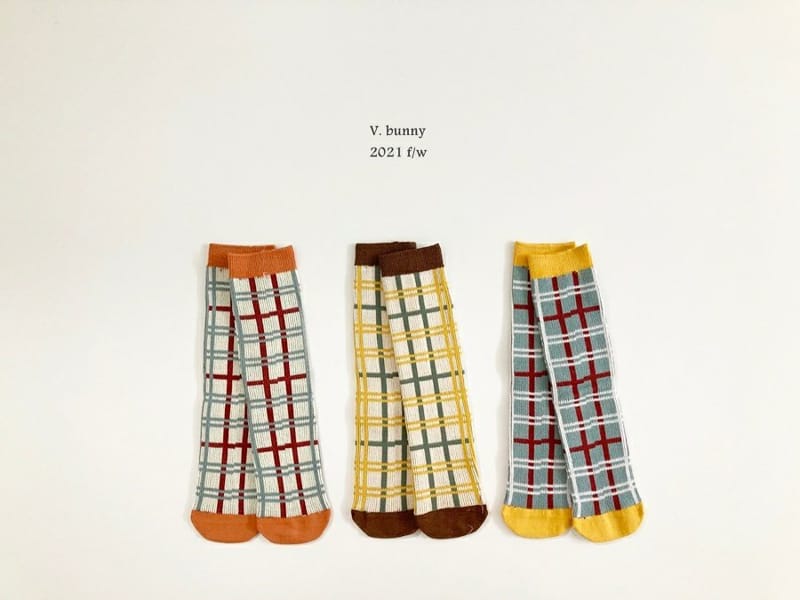 V BUNNY - Korean Children Fashion - #Kfashion4kids - Ladder Socks [set of 3] - 7