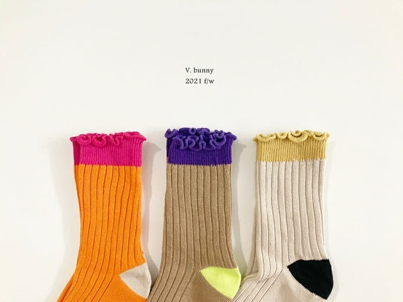 V BUNNY - Korean Children Fashion - #Kfashion4kids - Tulip Socks [set of 3]