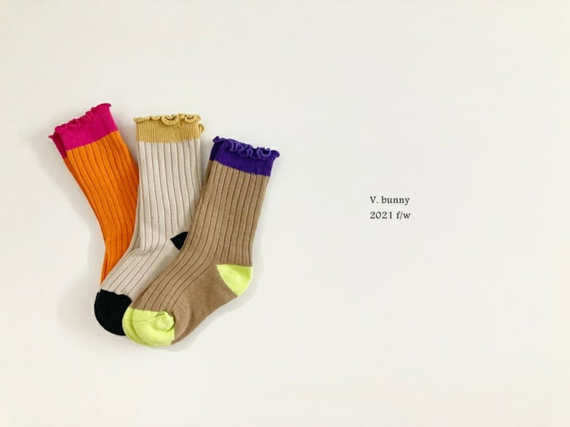 V BUNNY - Korean Children Fashion - #Kfashion4kids - Tulip Socks [set of 3] - 6