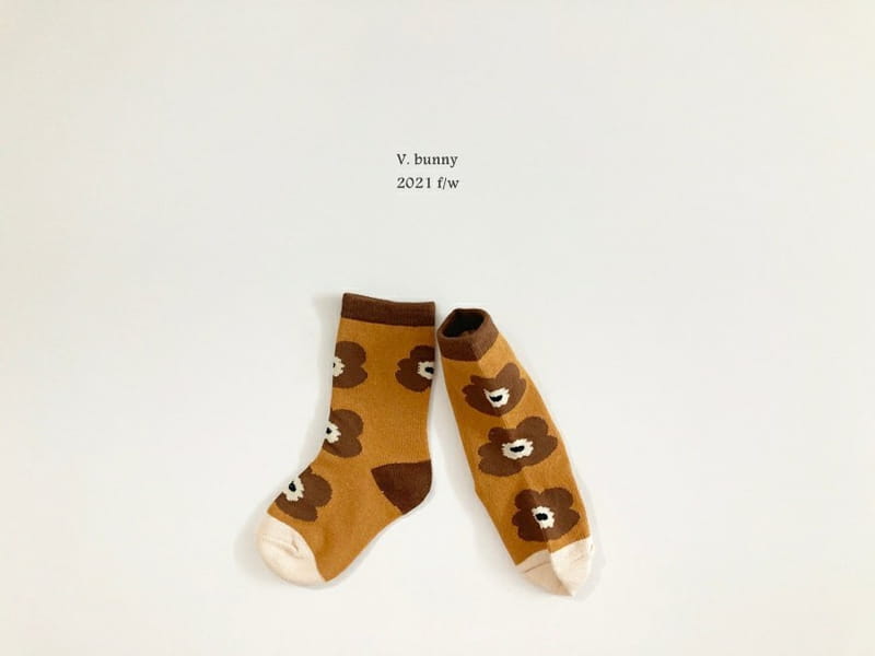 V BUNNY - Korean Children Fashion - #Kfashion4kids - Daisy Socks [set of 4] - 5