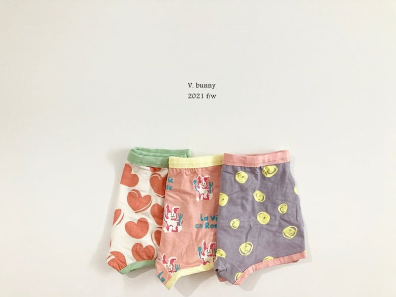 V BUNNY - Korean Children Fashion - #Kfashion4kids - Round Underwear [set of 3] - 6