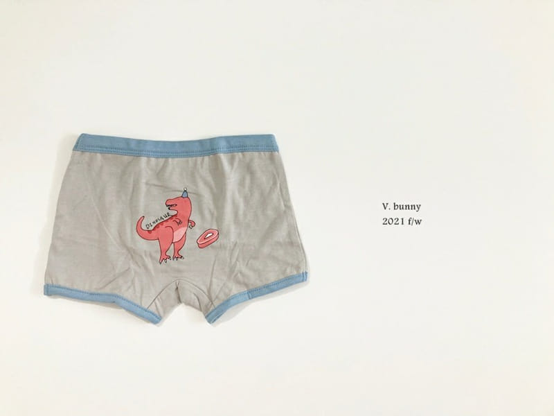 V BUNNY - Korean Children Fashion - #Kfashion4kids - Jurassic Underwear [set of 3] - 4