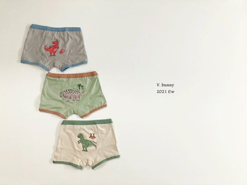 V BUNNY - Korean Children Fashion - #Kfashion4kids - Jurassic Underwear [set of 3] - 6