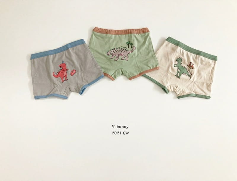 V BUNNY - Korean Children Fashion - #Kfashion4kids - Jurassic Underwear [set of 3] - 8