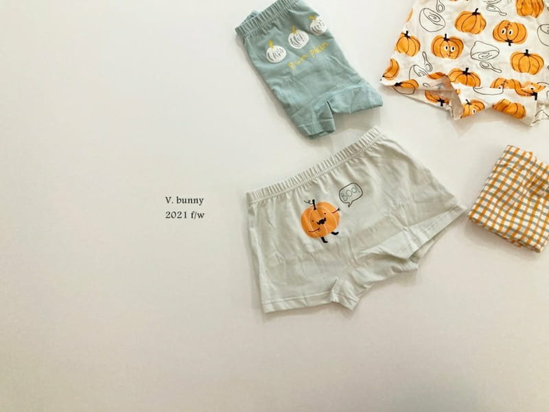 V BUNNY - Korean Children Fashion - #Kfashion4kids - Pumkin Underwear [set of 4] - 10