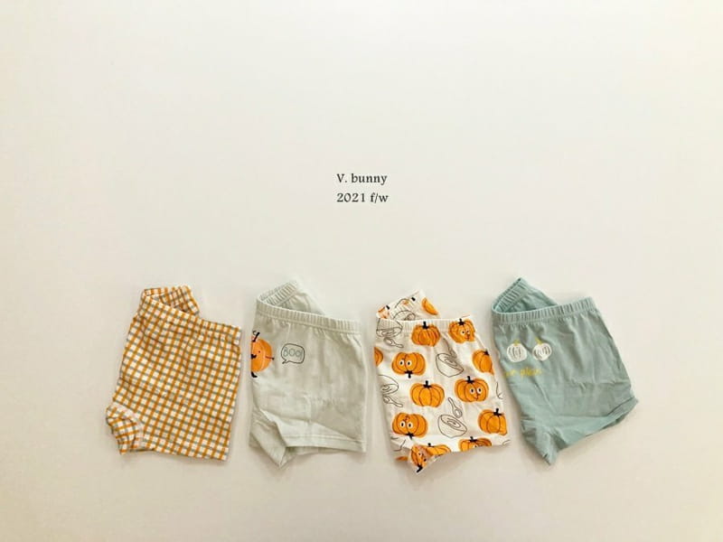 V BUNNY - Korean Children Fashion - #Kfashion4kids - Pumkin Underwear [set of 4] - 2