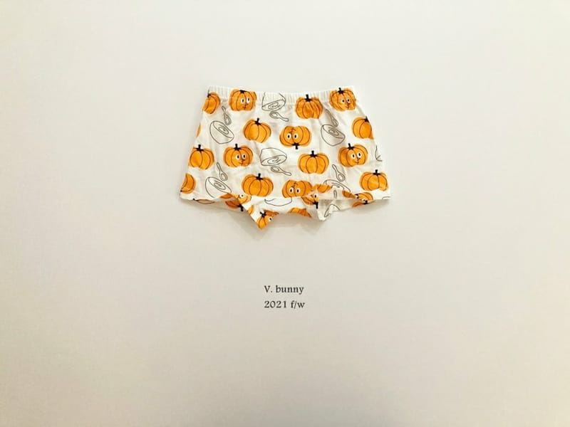 V BUNNY - Korean Children Fashion - #Kfashion4kids - Pumkin Underwear [set of 4] - 4