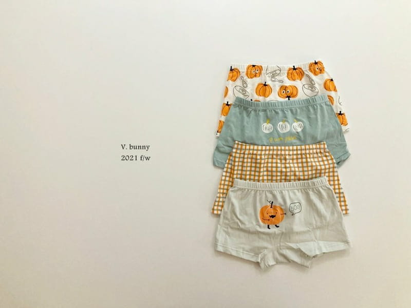 V BUNNY - Korean Children Fashion - #Kfashion4kids - Pumkin Underwear [set of 4] - 9