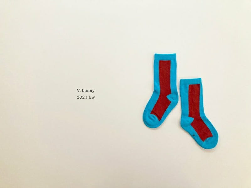 V BUNNY - Korean Children Fashion - #Kfashion4kids - Vertical Socks [set of 3] - 3