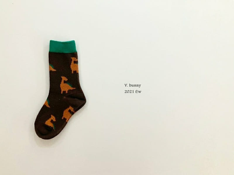 V BUNNY - Korean Children Fashion - #Kfashion4kids - Dino Socks [set of 4] - 4