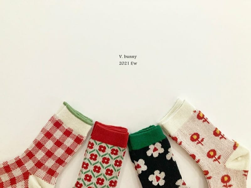 V BUNNY - Korean Children Fashion - #Kfashion4kids - Ruffle Socks [set of 4] - 5