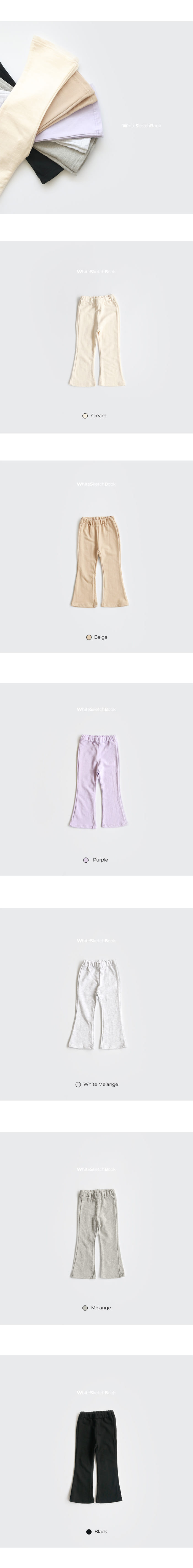 WHITESKETCHBOOK - Korean Children Fashion - #Kfashion4kids - Bootscut Pants - 10