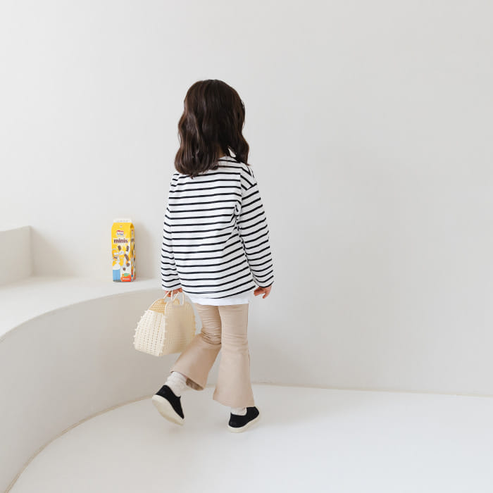 WHITESKETCHBOOK - Korean Children Fashion - #Kfashion4kids - Bootscut Pants - 3