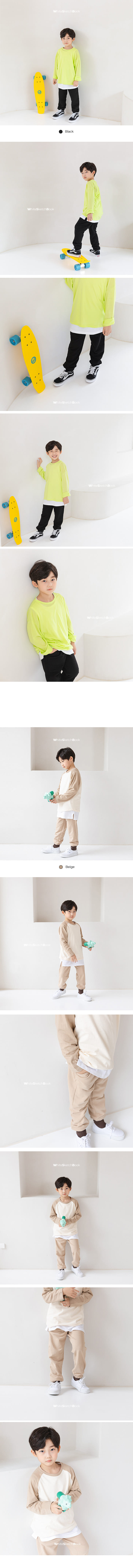WHITESKETCHBOOK - Korean Children Fashion - #Kfashion4kids - Jogger Pants - 8