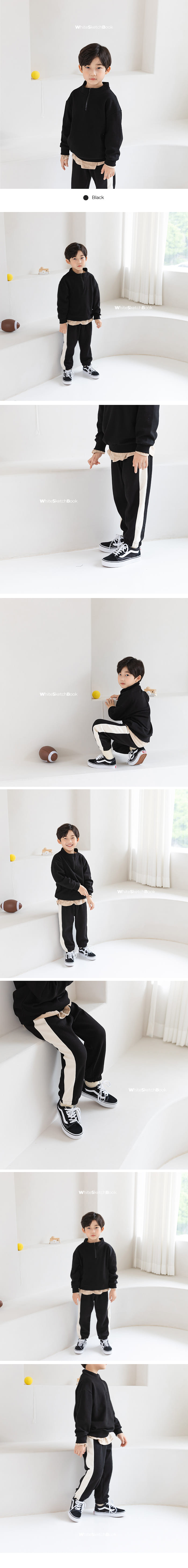 WHITESKETCHBOOK - Korean Children Fashion - #Kfashion4kids - Color Jogger Pants - 7