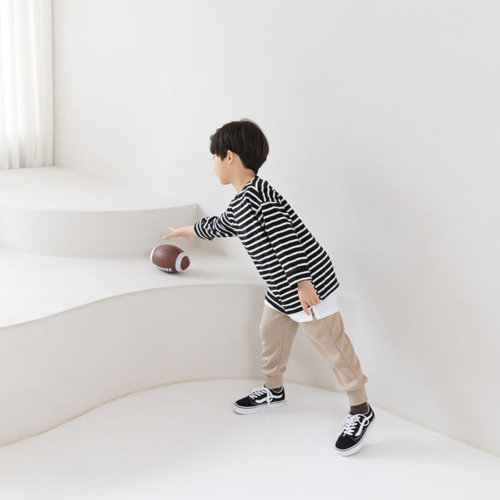 WHITESKETCHBOOK - Korean Children Fashion - #Kfashion4kids - Sibori Jogger Pants - 4