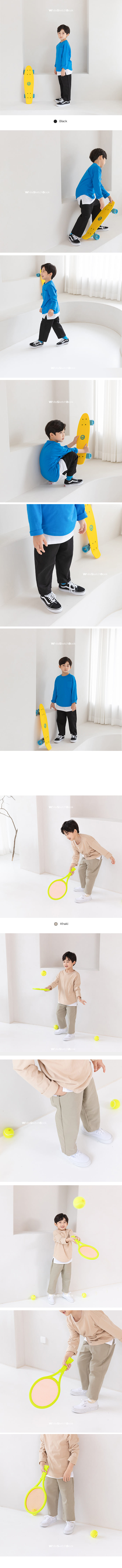WHITESKETCHBOOK - Korean Children Fashion - #Kfashion4kids - Cotton Baggy Pants - 9