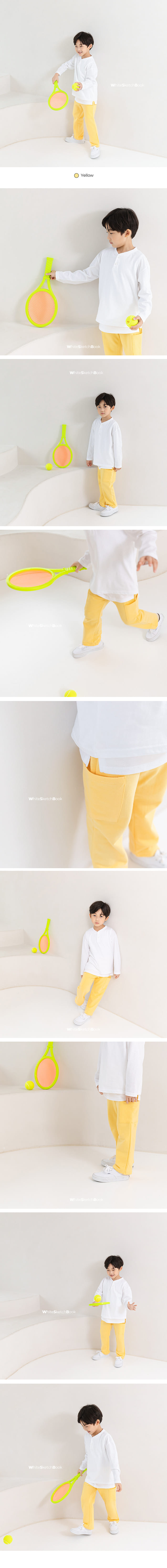 WHITESKETCHBOOK - Korean Children Fashion - #Kfashion4kids - Side Pocket Pants - 7