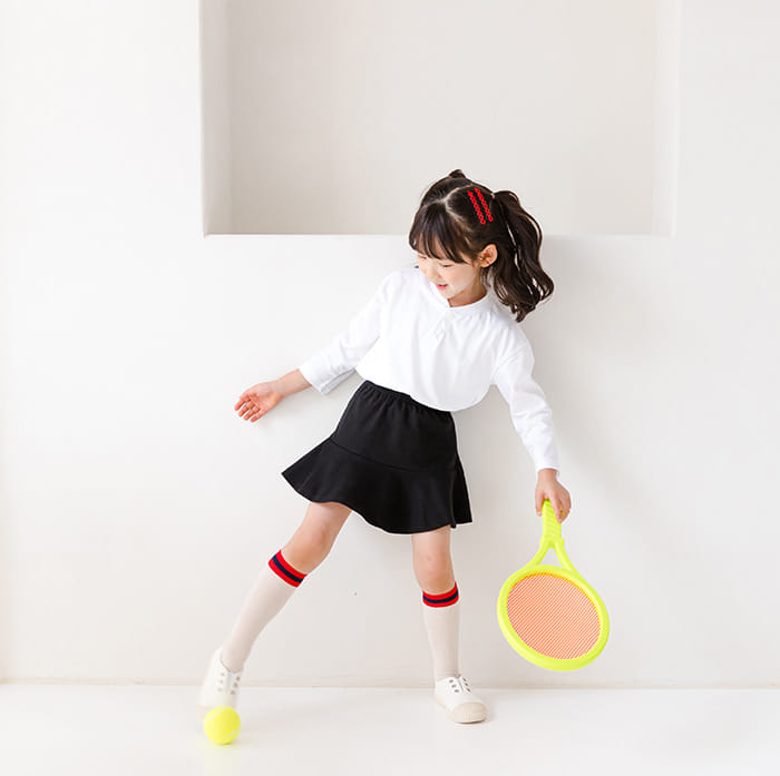 WHITESKETCHBOOK - Korean Children Fashion - #Kfashion4kids - Plare Skirt