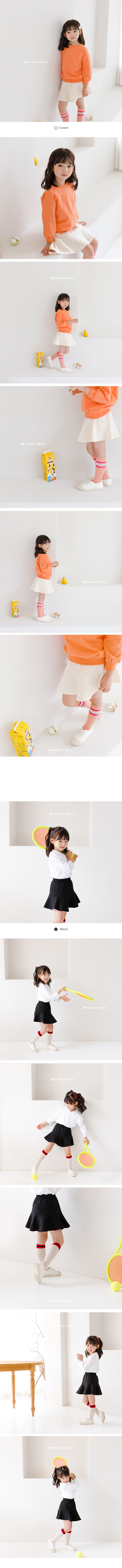 WHITESKETCHBOOK - Korean Children Fashion - #Kfashion4kids - Plare Skirt - 8