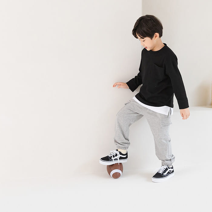 WHITESKETCHBOOK - Korean Children Fashion - #Kfashion4kids - Caggo Jogger Pants - 2