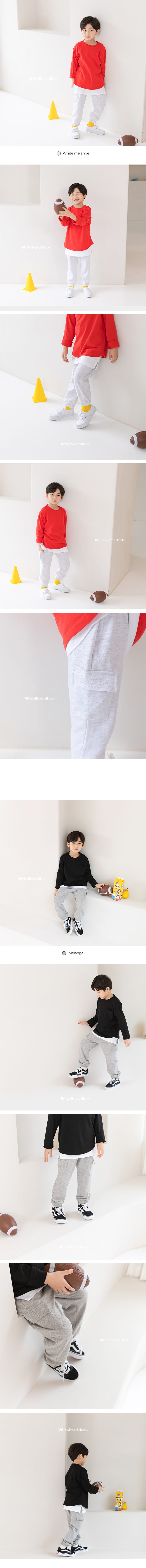WHITESKETCHBOOK - Korean Children Fashion - #Kfashion4kids - Caggo Jogger Pants - 8