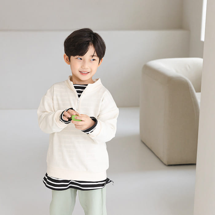 WHITESKETCHBOOK - Korean Children Fashion - #Kfashion4kids - Nomal Tery Pants - 4